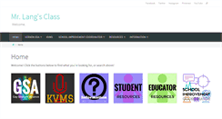 Desktop Screenshot of mrlangsclass.com