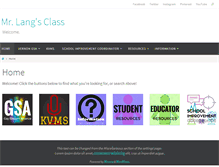Tablet Screenshot of mrlangsclass.com